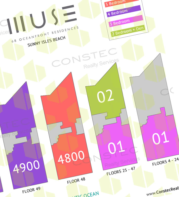 Site Plan for Muse Residences