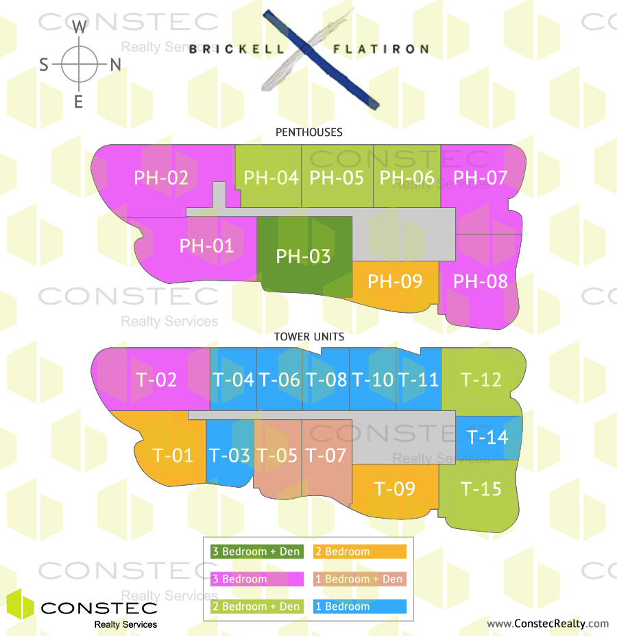 Brickell Flatiron Site/Key Plan