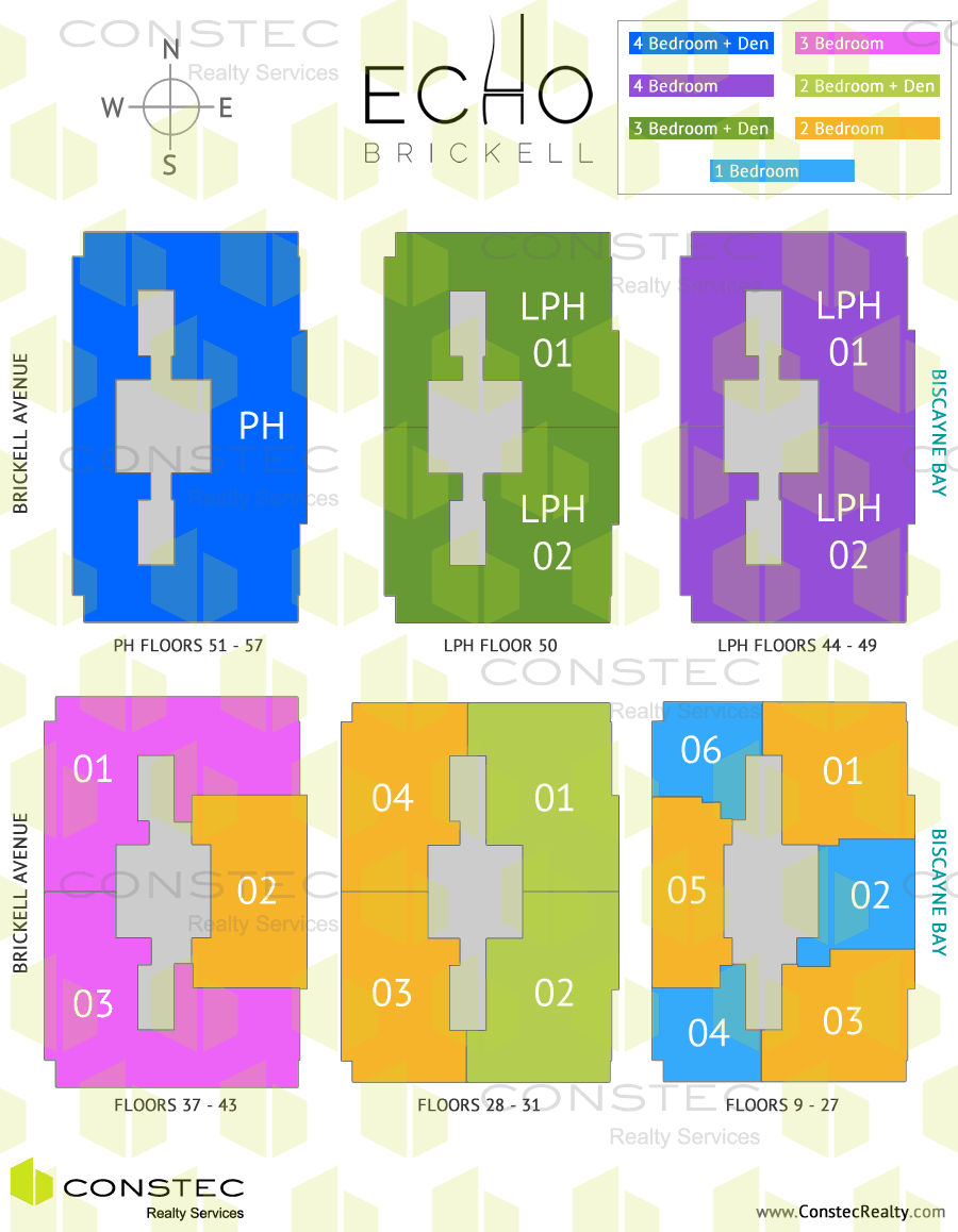 Echo Brickell Site/Key Plan