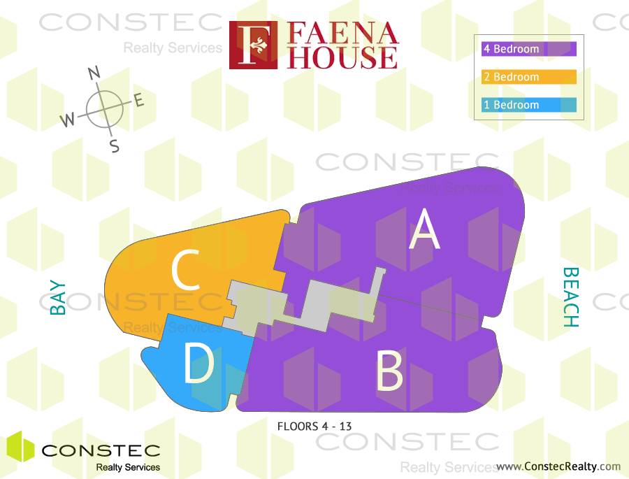 Faena House Site/Key Plan
