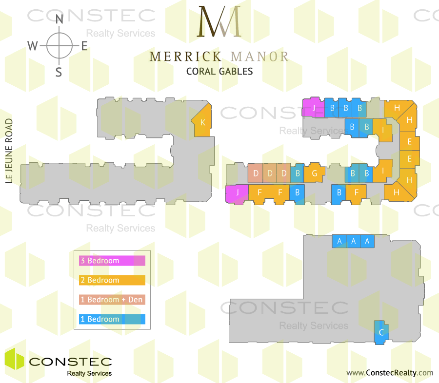 Merrick Manor Site/Key Plan
