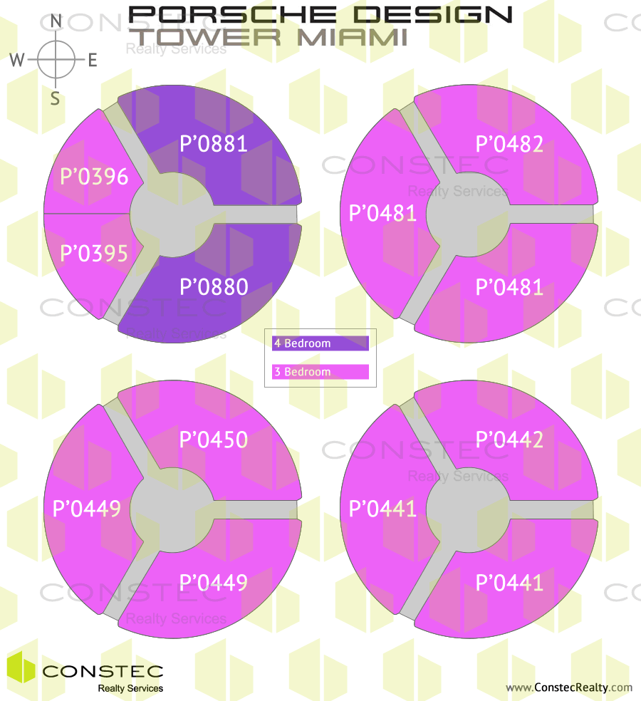 Porsche Design Tower Site/Key Plan