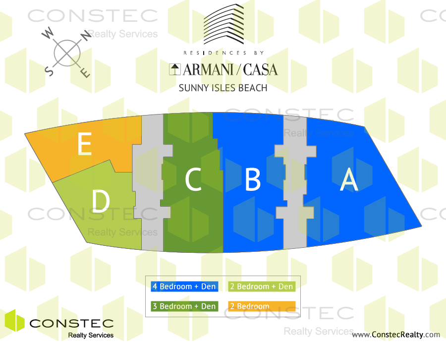 Residences by Armani/Casa Site/Key Plan