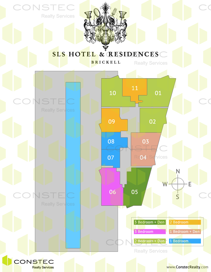 SLS Brickell Site/Key Plan