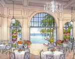 Estates at Acqualina - Restaurant Rendering