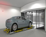 Porsche Design Tower - Car Elevator