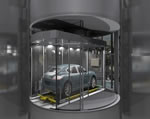 Porsche Design Tower - Car Elevator